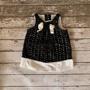 Black and white dress